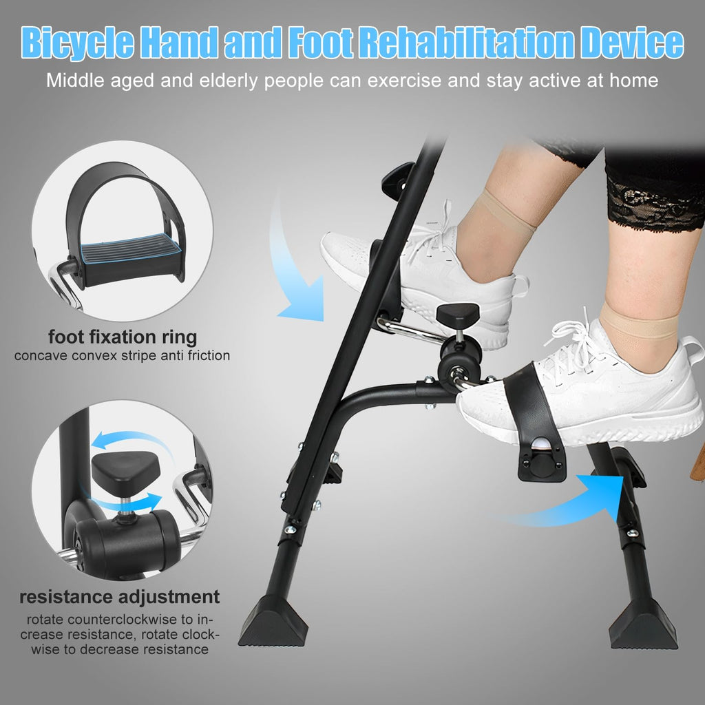 Total Body Pedal Exerciser with Monitor for Seniors
