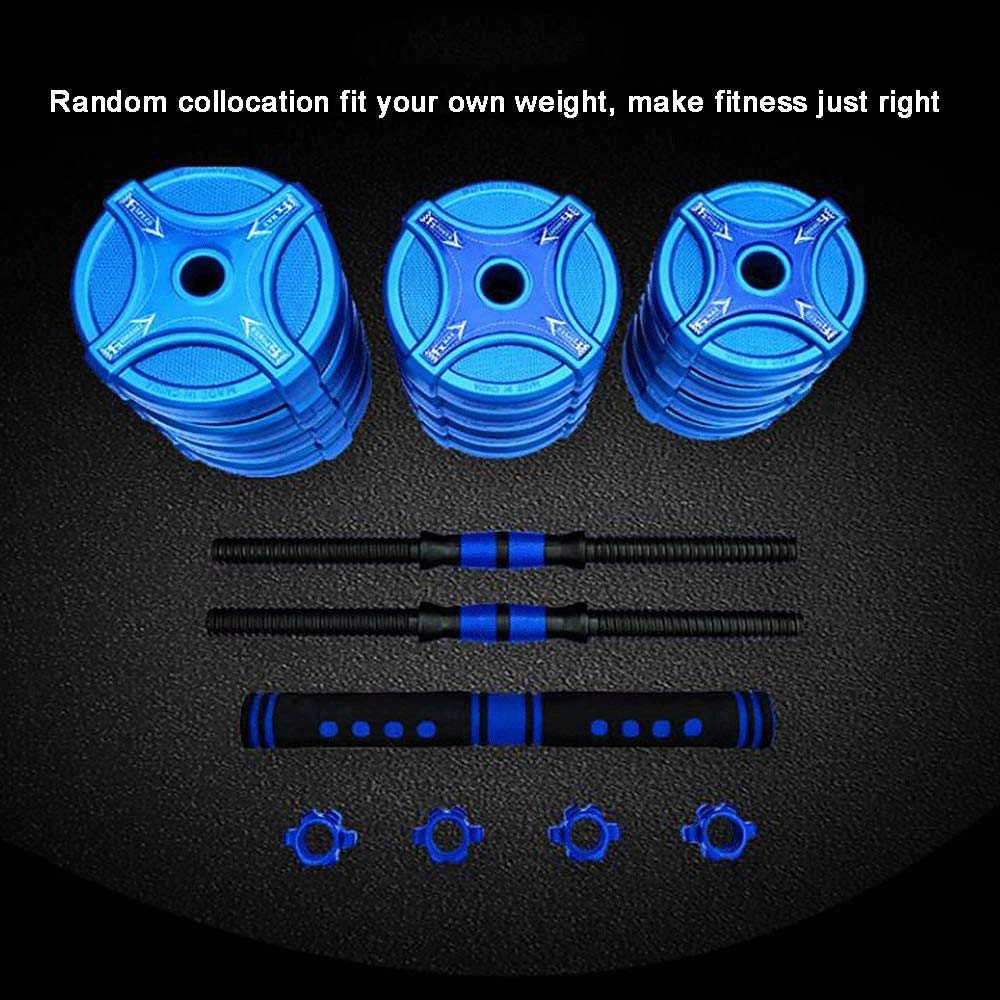YMGSCC Barbell Set for Men and Women, with Connecting Rod, Can Be Used As Home Fitness Sports 10kg, 15KG, 20kg