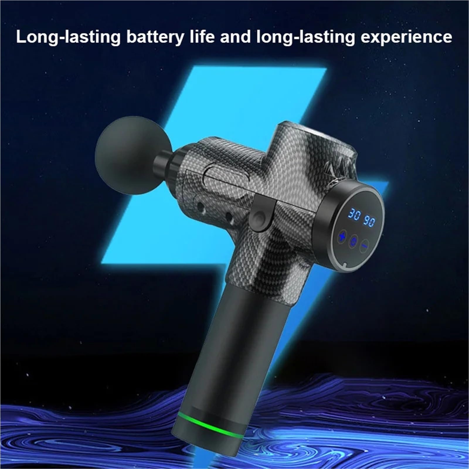 TECJHJZ Massage Gun, Home Multi Functional Fascia Gun Fitness Sports Vibration Massage Muscle Relaxation Adjustment Impact Massager