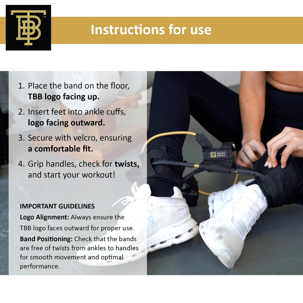 Total Body Band, All-in-one Fitness Band, Full Body Exercise Band for Home Exercise or Training on-The-go