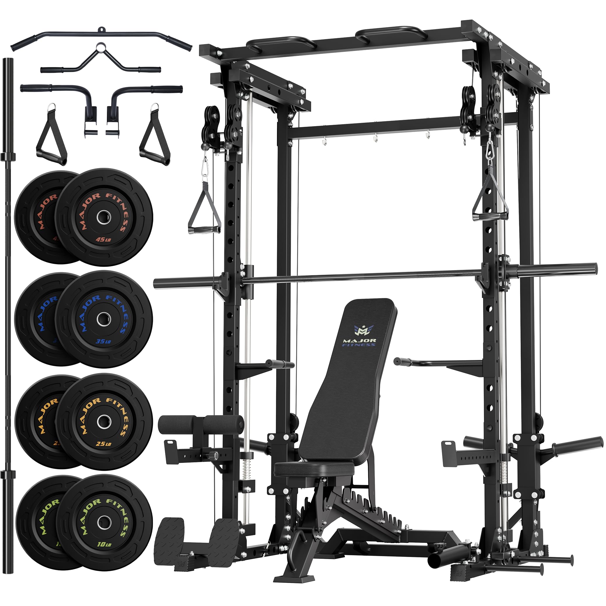 MAJOR FITNESS Drone3 All-in-One Smith Machine and Power Rack