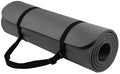 BalanceFrom All-Purpose 1/2-Inch Extra Thick High Density Anti-Tear Exercise Yoga Mat with Carrying Strap and Yoga Blocks